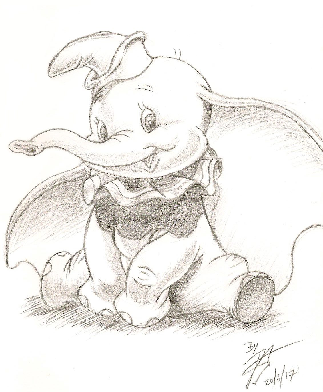 Image of Dumbo (Hand drawn)