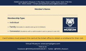 Membership Card Back Design for PWRR & Queens Museum (Design 1)