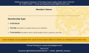 Membership Card Back Design for PWRR & Queens Museum (Design 1A)