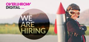 Overthrow Digital Hiring post for social media