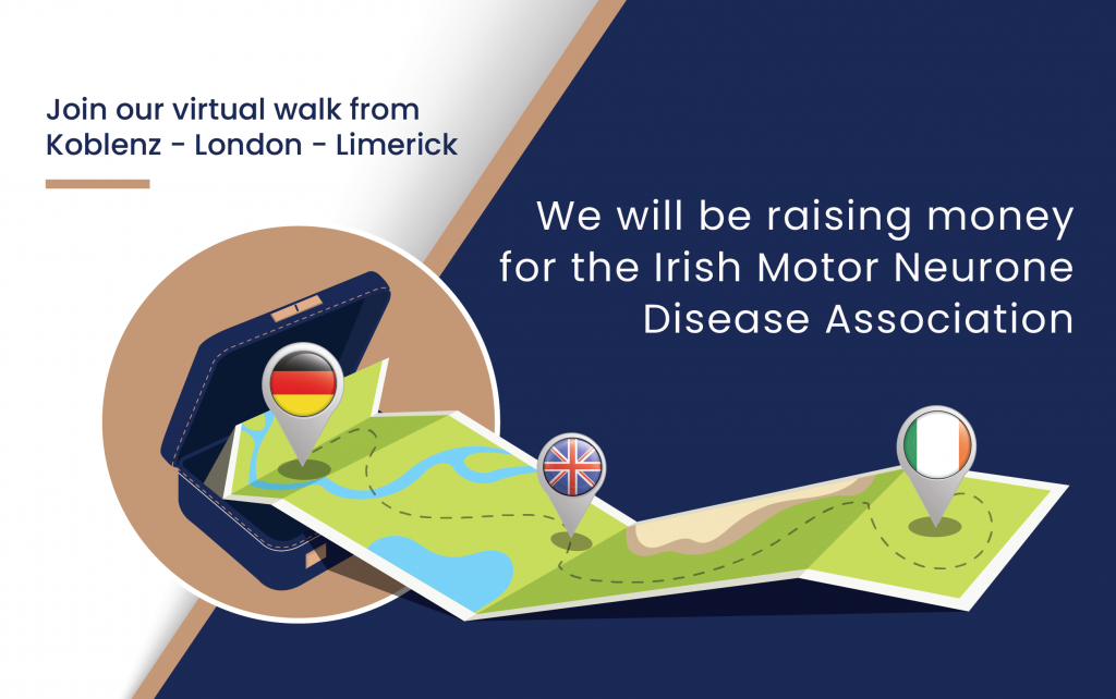 Avvio charity walk social graphic